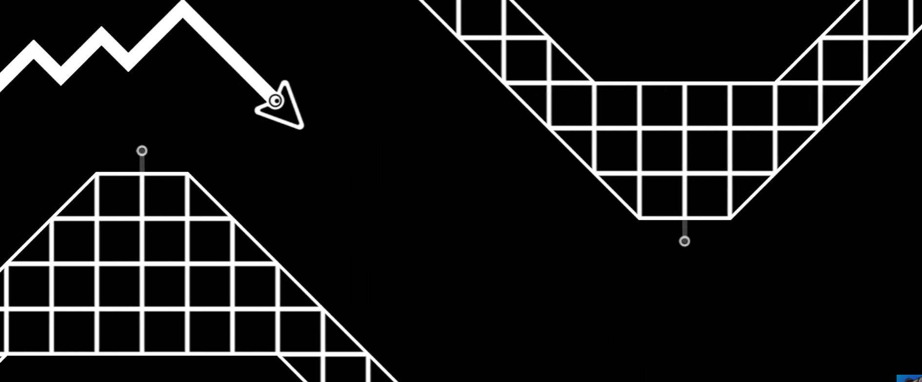 Geometry Arrow 2のプレイ画面